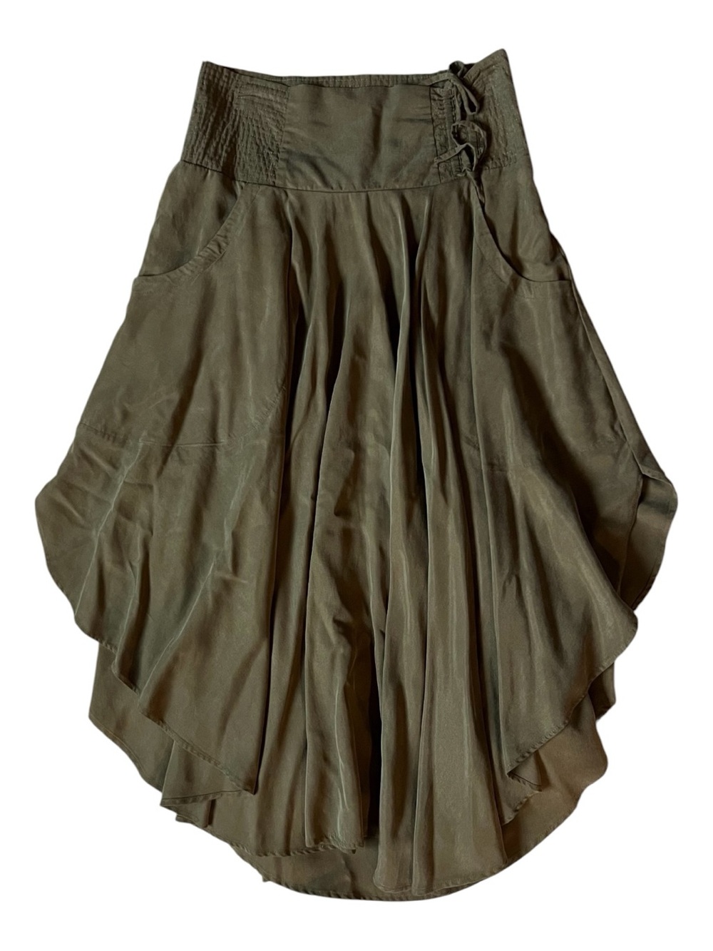 Free People Free Falling Military Green Midi Skirt - Picture 8 of 16